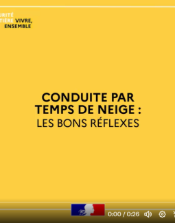 Conduite par temps hivernal, les bons réflexes